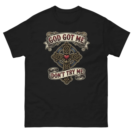 God Got Me Shirt – Don't Try Me Statement Tee | Tatty Bratty