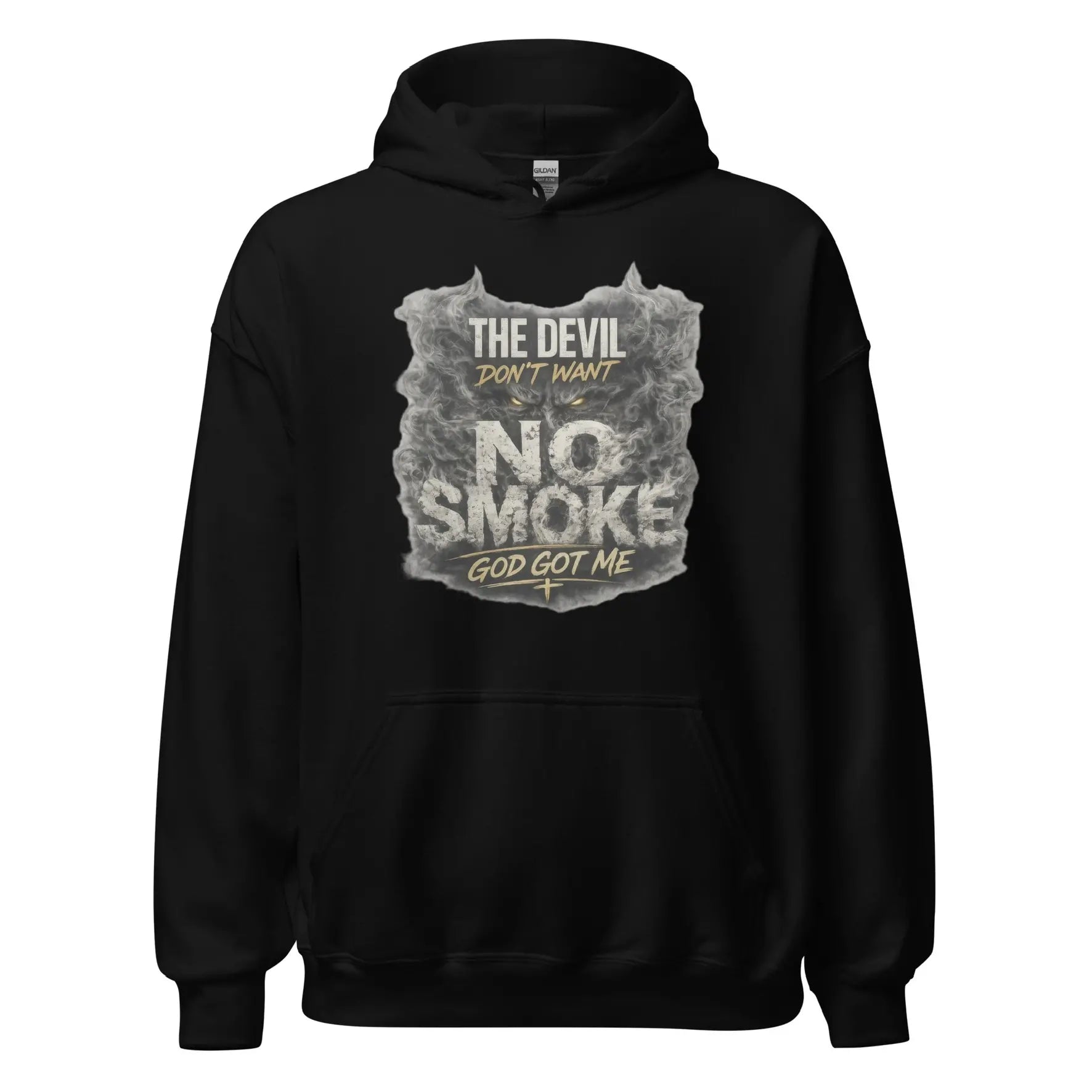 Devil Don't Want No Smoke Hoodie | Faith & Streetwear Apparel