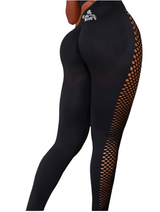 Women’s High-Waist Hollow-Out Yoga Pants - Peach Lift, Slim Fit, and Shaping Design