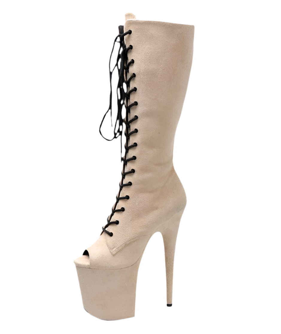 Suede Knee High Boots