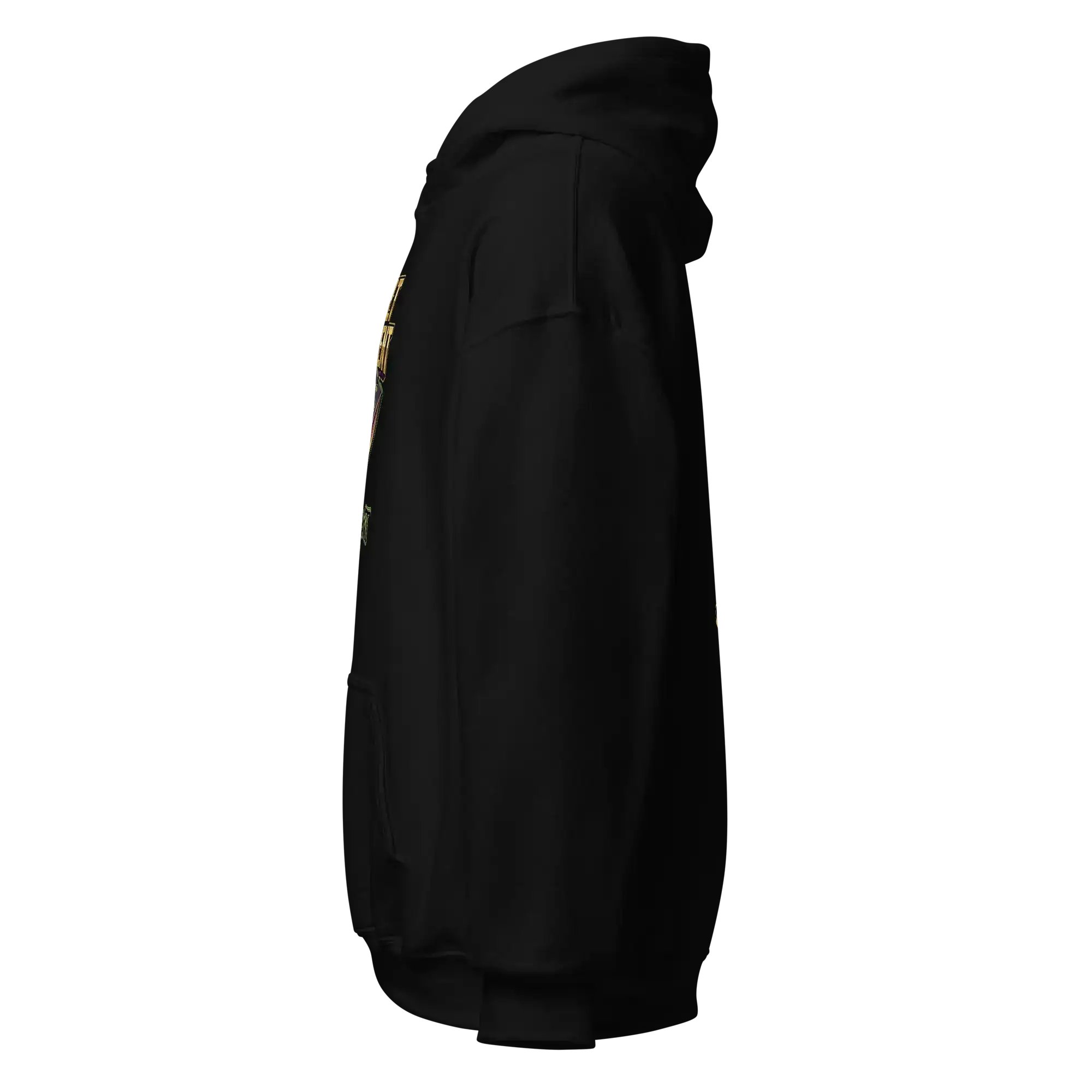 Black 'Built Different Pay Different' hoodie for hustlers.