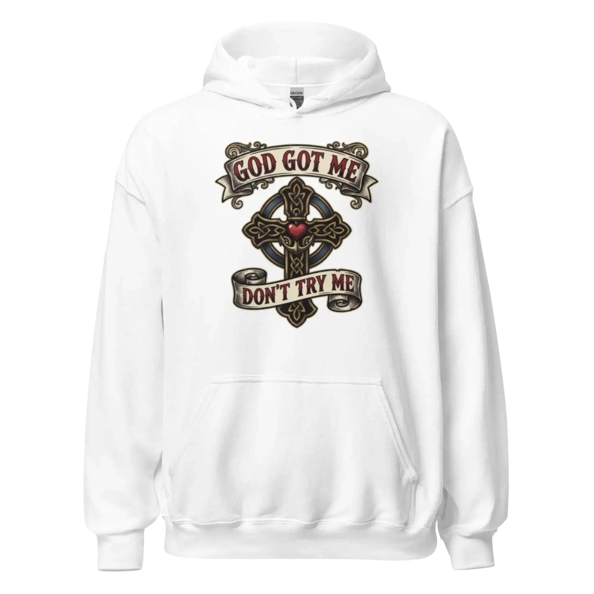 God Got Me Don’t Try Me Hoodie by Tatty Bratty