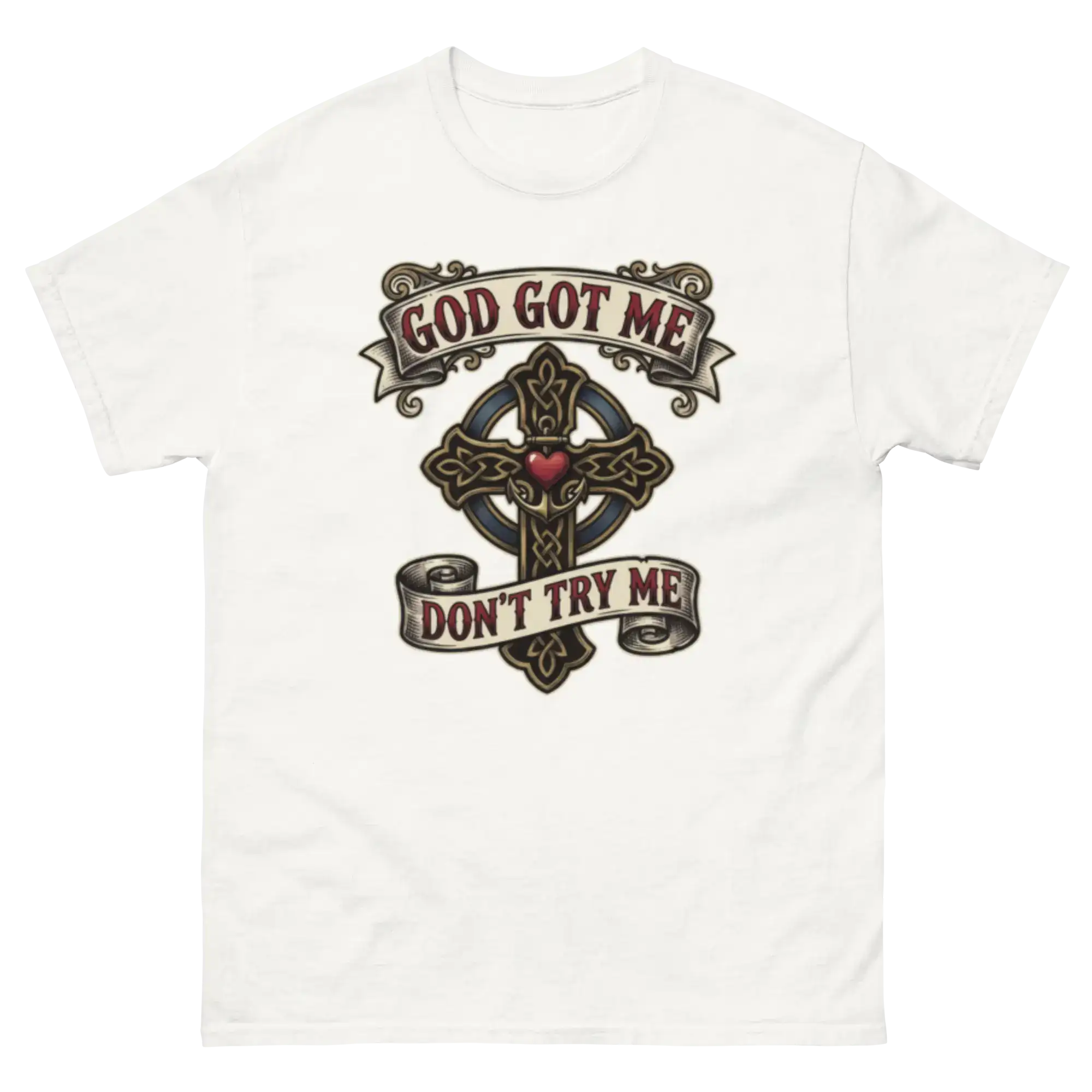 God Got Me Don’t Try Me Shirt by Tatty Bratty