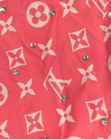 Hello Kitty Rhinestone Fabric and Swimsuit - One Size Fits Most / Pink - Dancewear