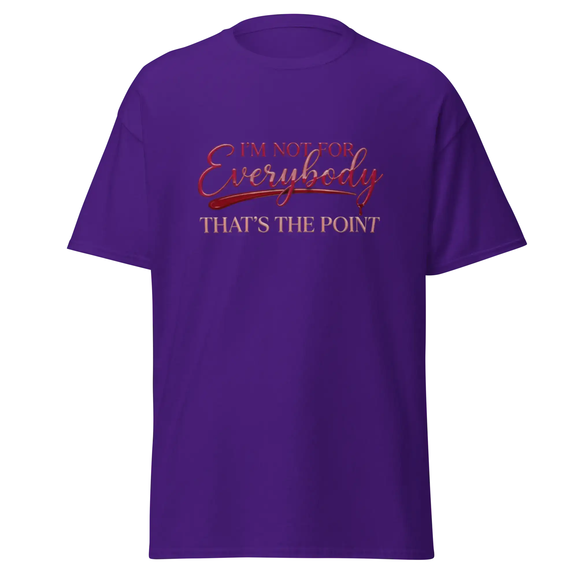 Gloss Statement Edition Tee | I'm Not For Everybody Streetwear