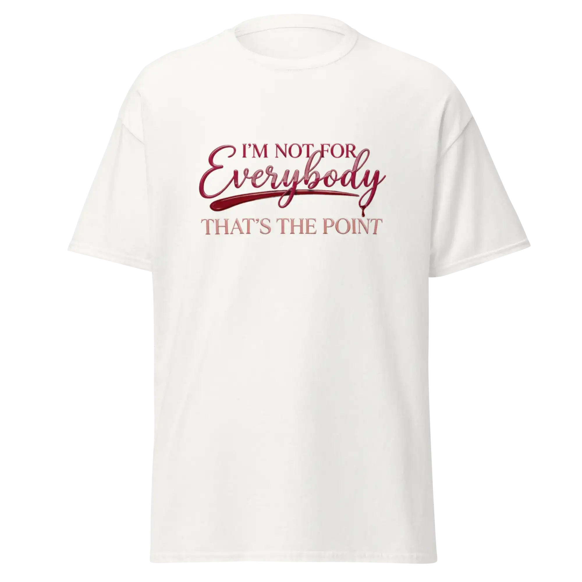 Gloss Statement Edition Tee | I'm Not For Everybody Streetwear