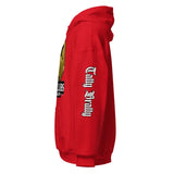 Red hoodie.