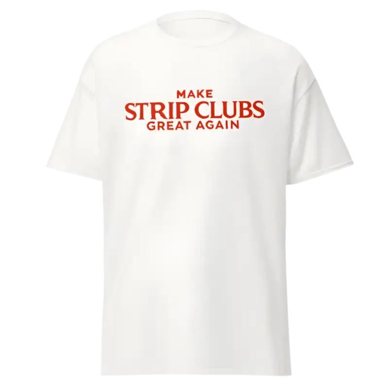 White t-shirt.