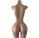 Monogram-Inspired Triangle Bikini Set by Tatty Bratty — product view 2.