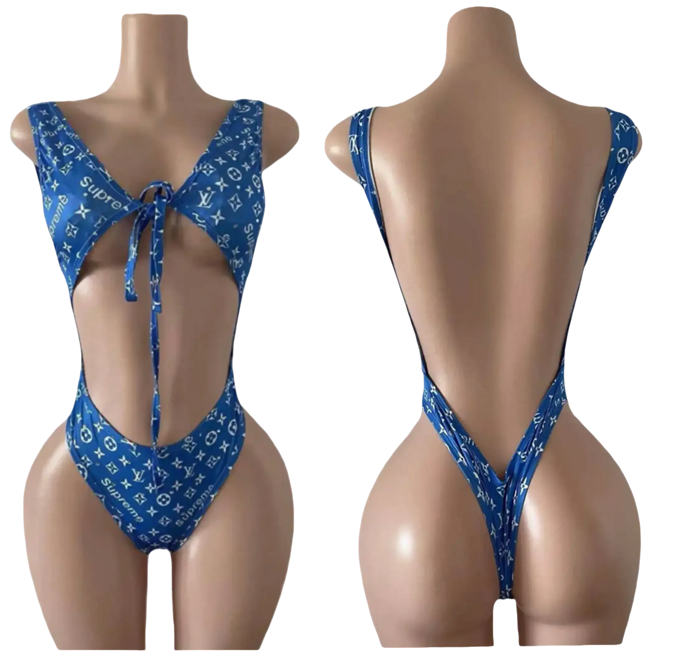 Rhinestone Pattern Dancewear & Swimsuit Set by Tatty Bratty — product view 2.