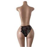 Monogram-Pattern Bikini Set by Tatty Bratty — product view 2.