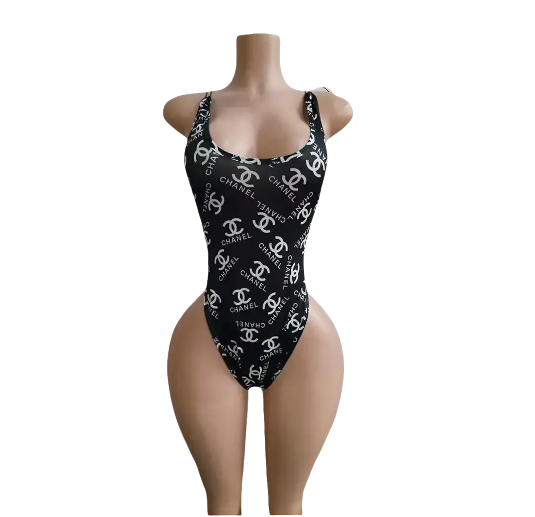 Designer Monogram One-Piece Dancewear by Tatty Bratty — product view 2.