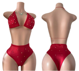 Jeweled Bikini Set | Exotic Dancewear by Tatty Bratty — product view 3.