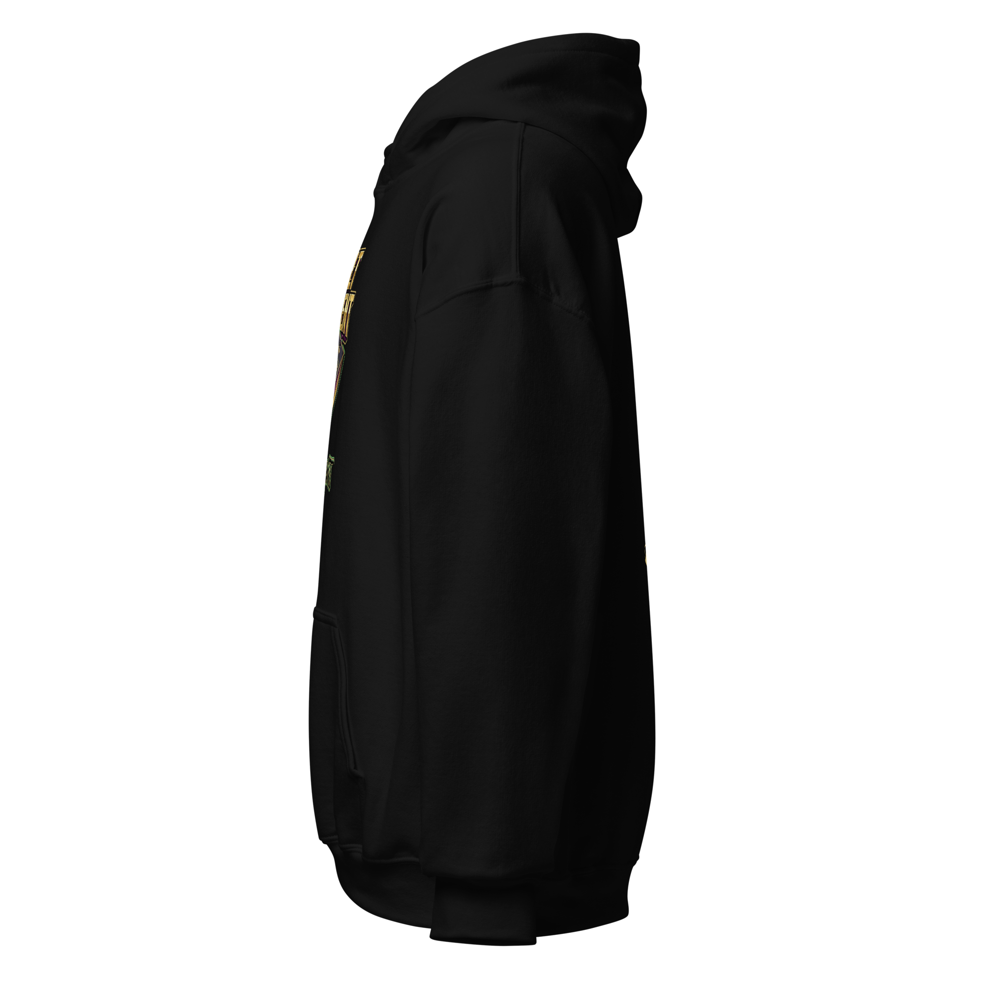 Black 'Built Different Pay Different' hoodie for hustlers.