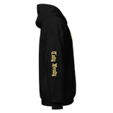Black 'Built Different Pay Different' hoodie for hustlers.