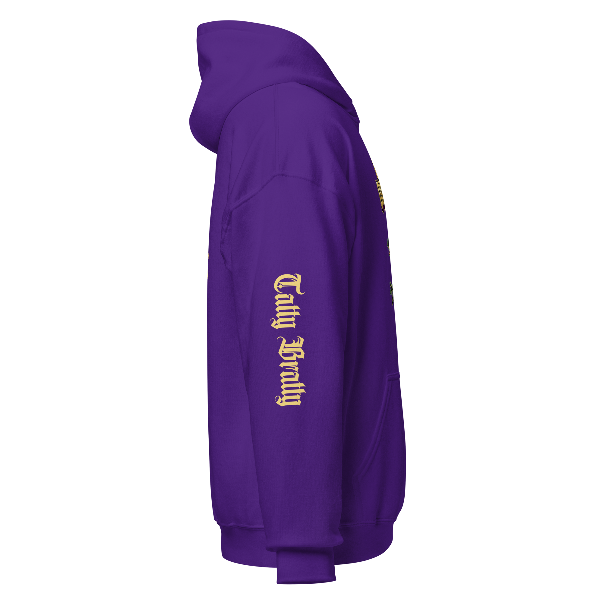 Black 'Built Different Pay Different' hoodie for hustlers.