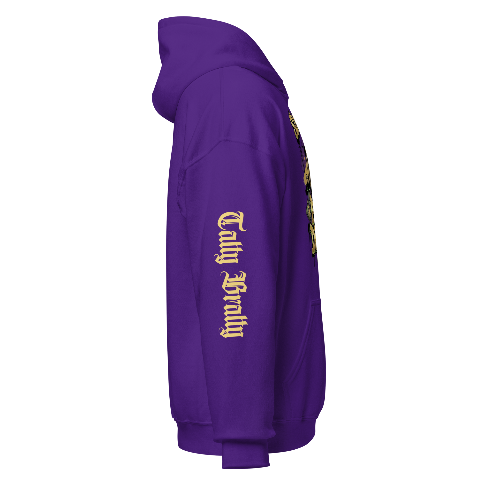 'Sleep Is for Broke Dreams' motivational hoodie.